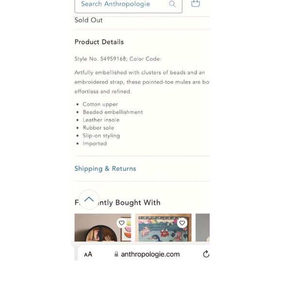 NWOT Anthropologie Mule - Picture 4 of 5